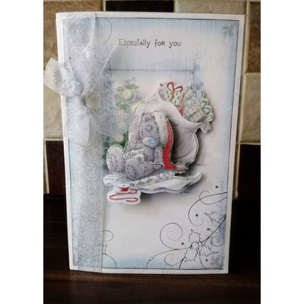 Me To You 3D Christmas Cards - Especially For You - 3D Glitter Card - 021