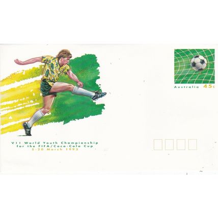 Australia 1993 FIFA World Youth Championship Stationary cover Unaddressed VGC