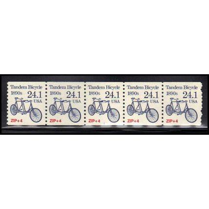 2266 24.1c Tandem Bicycle Very Fine MNH Dry Gum PNC 1/5 X1364