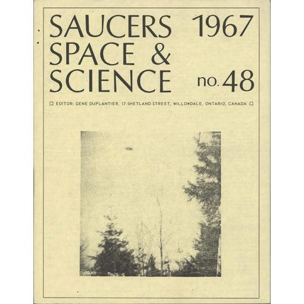 Saucers, Space & Science newsletters- all 65 issues 1950s ufo mag PDF downloads