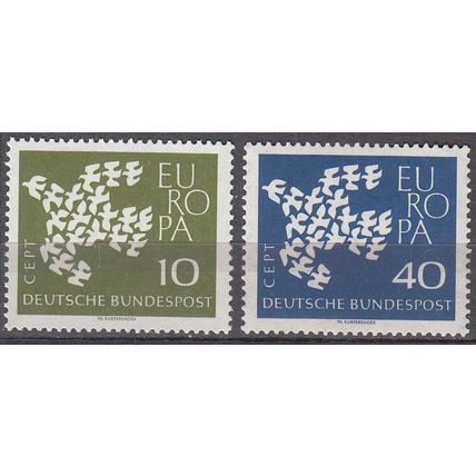Deutschland 1961 Michel 367X - 368X Neuf ** Cote (2011) 0.90 € Europa CEPT