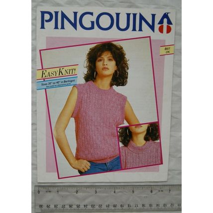 Vintage: Pingouin 8611 easy knit top, DK