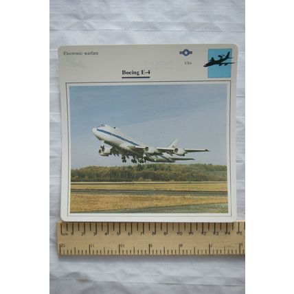 Boeing E-4 - USA - Electronic Warfare - Collectors Club Card