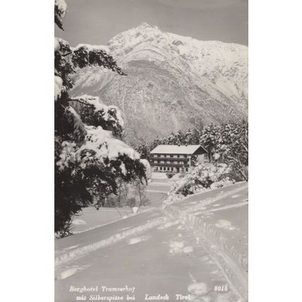 Berghotel Tramserhof Covered In Snow Old Austria Postcard