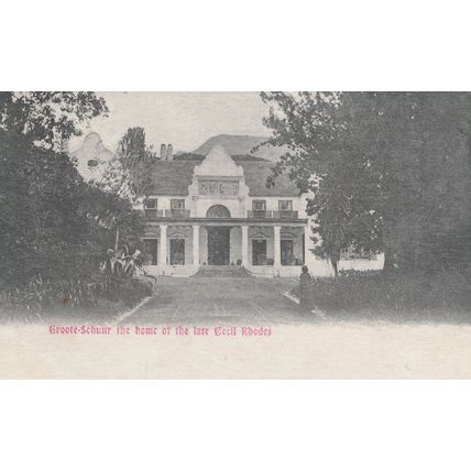 Rondebosch Late Cecil Rhodes Home Groote Schuur Postcard