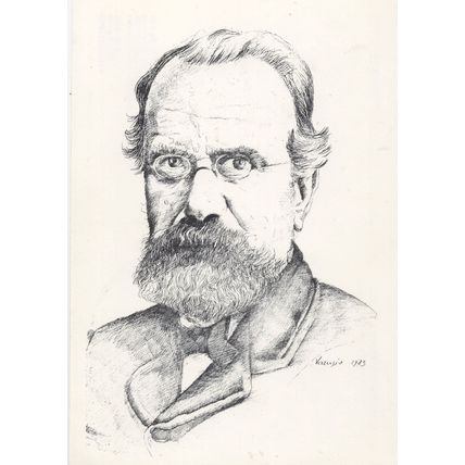 Bertrando Spaventa Italian Philosopher Postcard