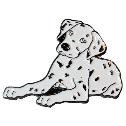 Dalmatian Dog Metal Collectors Enamel Pin Badge Brooch 30mm NEW