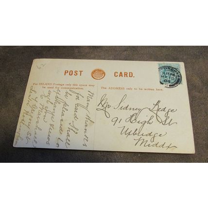 1904 fr Boots Cash Chemist Postcard - Nottingham Castle
