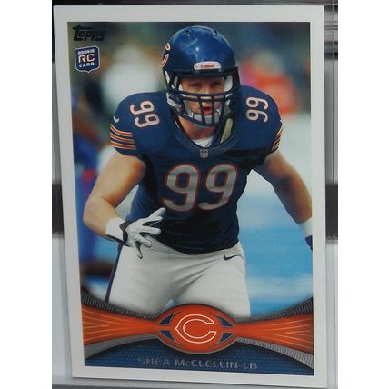 2012 Topps SHEA MCCLELLIN (Chicago Bears) Rookie card #287