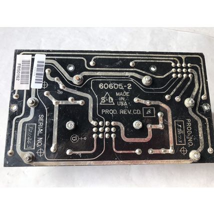 STRUTHERS-DUNN 60605-2 POWER SUPPLY S-D 87073,SD 60605-2,s.d 60605-2,HA