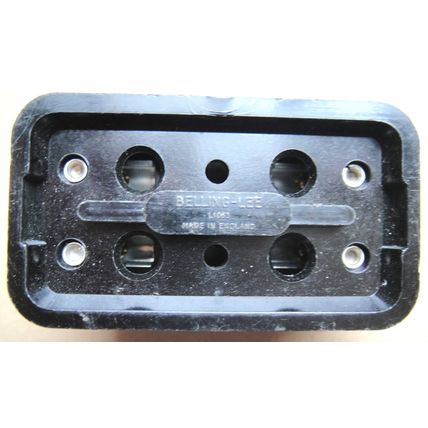 Double Covered Fuse Holder Belling Lee L1053 (prev L1033) 1¼ inch New Old Stock