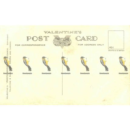 Menai Suspension Bridge, Wales, Valentines Photo Brown Postcard, 1940