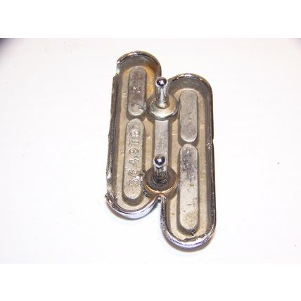 1956 OLDMOBILE 88 EMBLEM OEM #564978 2 BROKEN