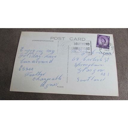 1966 fr Postcard - Southend on sea Illuminations - Essex