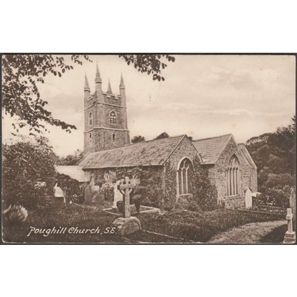 Poughill Church, Cornwall, 1925 - Frith's Postcard