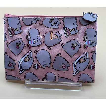 A Very Cute Rare HTF Pusheen Cat Zip Pouch Bag Pencil Bag Cosmetic Makeup Case