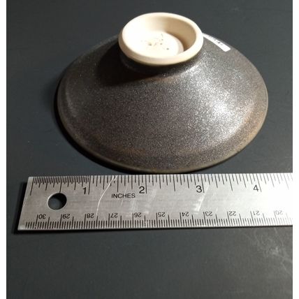 Iron Crystal Wheel Incense Holder, Shoyeido Hand Crafted Ceramic Burner