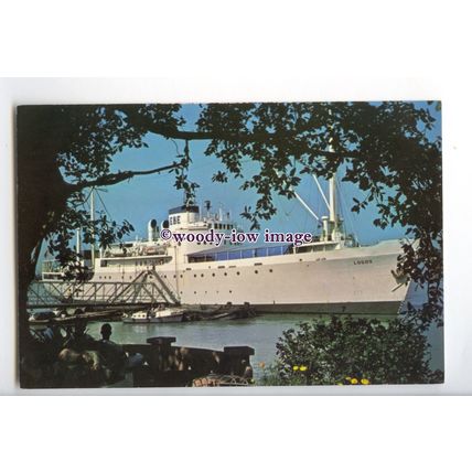 LN0612 - Singapore Educational Liner - Logos , built 1949 - postcard