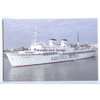 LN0599 - Kristina Cruises Liner - Kristina Regina , built 1960 ex Bore -postcard