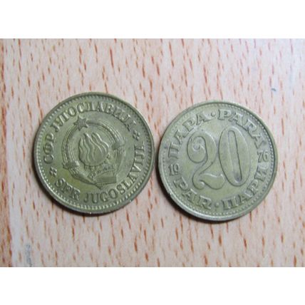 Yugoslavia 1976 20 Para Coin