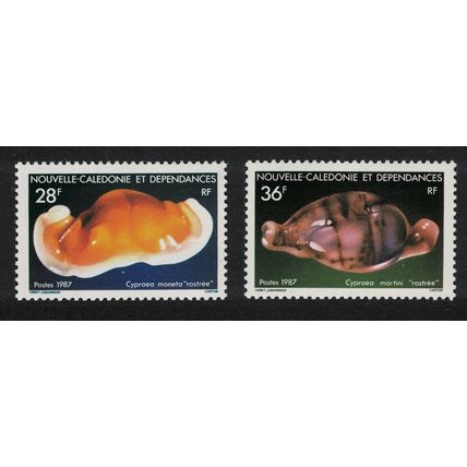 New Caledonia Sea Shells 2v 1987 MNH SG#810-811