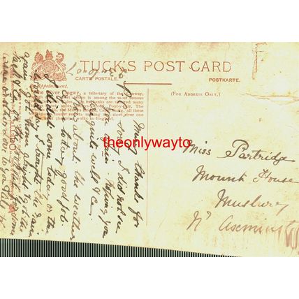 On The Llugwy, North Wales, Tuck's Oilette Postcard, 1900s