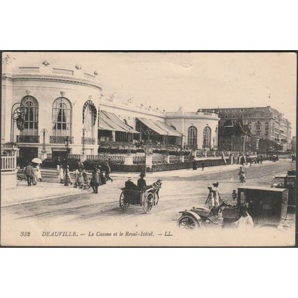 La Casino et le Royal-Hôtel, Deauville, 1923 - Lévy et Neurdein CPA LL332