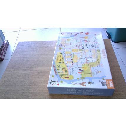 OXFORD MAP by Clair Rossiter Jigsaw Puzzle (500 Piece) 2016
