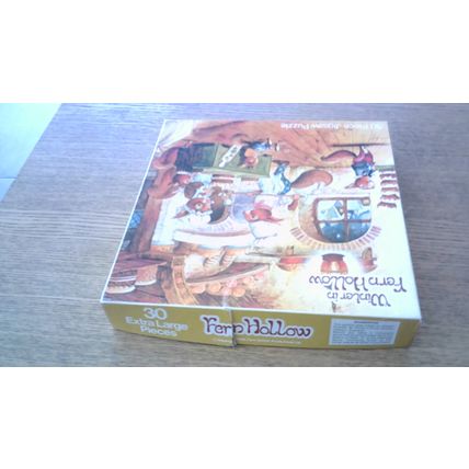 WINTER IN FERN HOLLOW Jigsaw Puzzle (30 Extra Large Pieces) Hestair (1980)