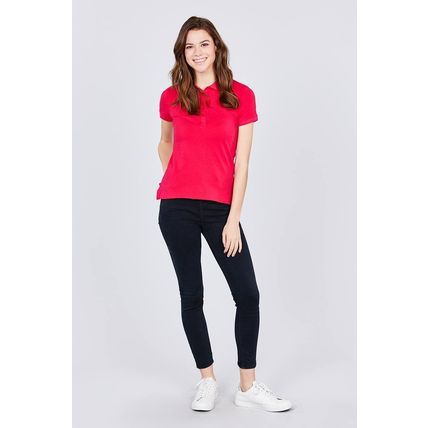 Women's Classic Jersey Spandex Polo Top
