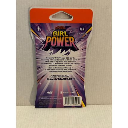 NEW My Hero Academia Collectable Card Game Girl Power Booster