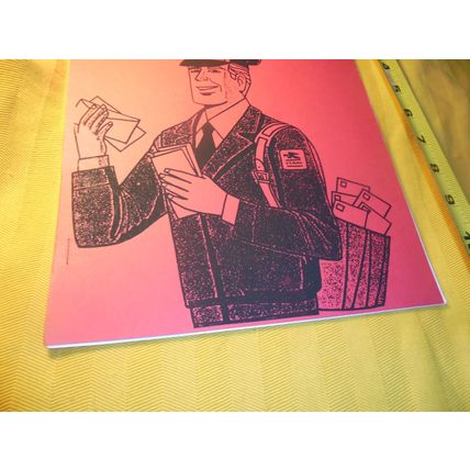 Odd Advertising Item! "Getting to know your Mail Man" Coloring Book!! $9.00 obo!