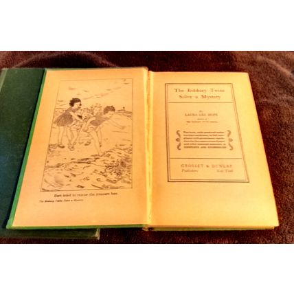 The Bobbsey Twins Solve A Mystery By Laura Lee Hope WDustjacket 1934 Great Shape