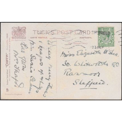 Agnes Richardson - Look What I've Found in My Stocking, c.1915 - Tuck's Postcard
