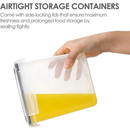 Airtight Food Storage Containers with Lids, Vtopmart 24 Pcs Plastic Kitchen and