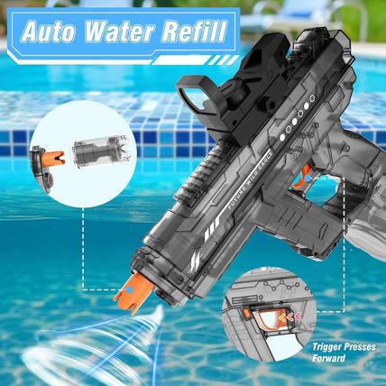Electric Water Guns for Adults & Kids,Realistic Automatic Water Gun with 26-32 F