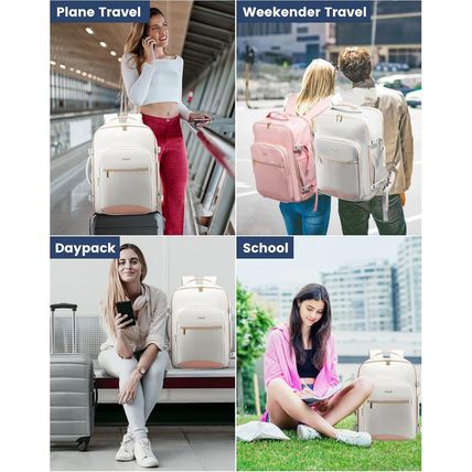 LOVEVOOK Carry on Travel Backpack, 40L Waterproof Large 17Inch Laptop Luggage Da