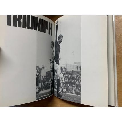 1969 "DAVID COLEMAN'S WORLD OF FOOTBALL" UK ANNUAL HARDBACK BOOK (P4)
