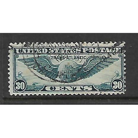 USA 1939 AIR SG A852 30c BLUE FINE USED#2