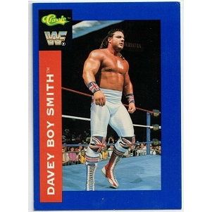 WWF ' CLASSIC ' card # 19 DAVEY BOY SMITH (1991)