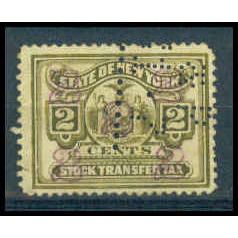 Used Revenue 2c N.Y. Stock Transfer Fine WA2839
