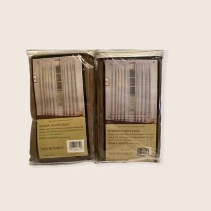 United Curtain Monte Carlo Window Panels