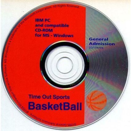 Time Out Sports: BasketBall (PC-CD, 1995) Windows - NEW CD in SLEEVE