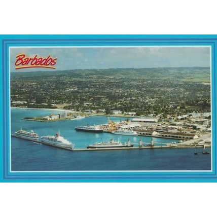 Barbados Harbour Postcard