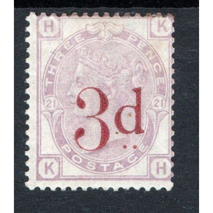 Sg159 3d on 3d Lilac plate 21 mounted mint (SC)