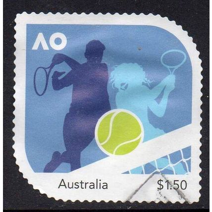 2025 AUSTRALIAN OPEN TENNIS, USED SELF-ADHESIVE MYSTAMP. 21