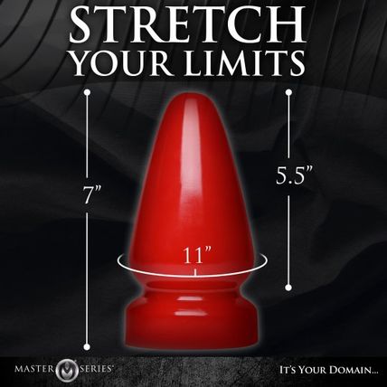 Anal Destructor Massive Plug Master Series Ass Butt Play PVC Sex Toy Discreet SH