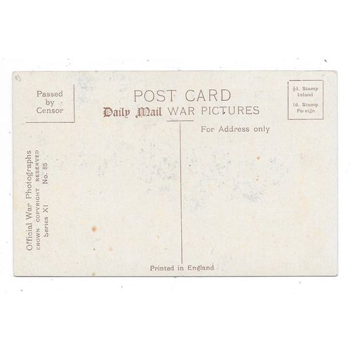 DAILY MAIL BATTLE PICTURES WW1 No85 KING ATTENDING CHURCH SERVICE AT FRONT(1360)