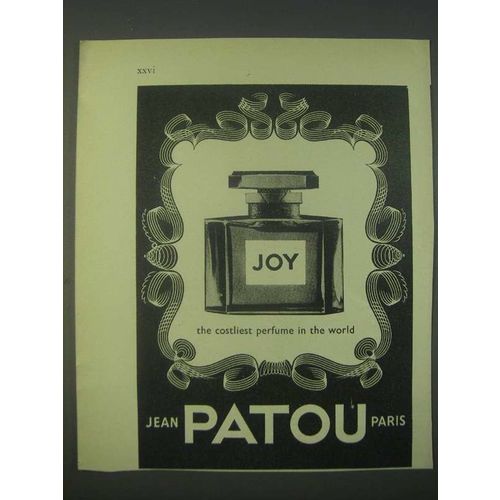 1959 Jean Patou Joy Perfume Ad - The costliest perfume in the world