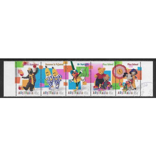 AUS 1999 (SE~TE SET) 'CHILDRENS TV - ' (5v) FINE USED (EBID60-637XL)